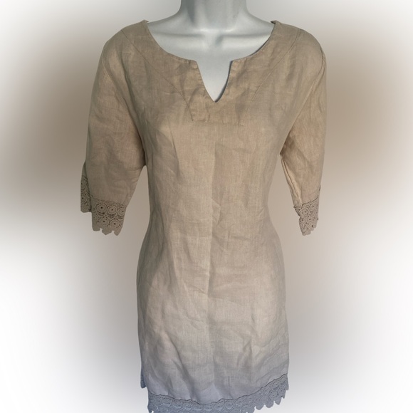 Alesia Pacini Linen Dress - S tan
Linen , NWOT - Picture 1 of 5